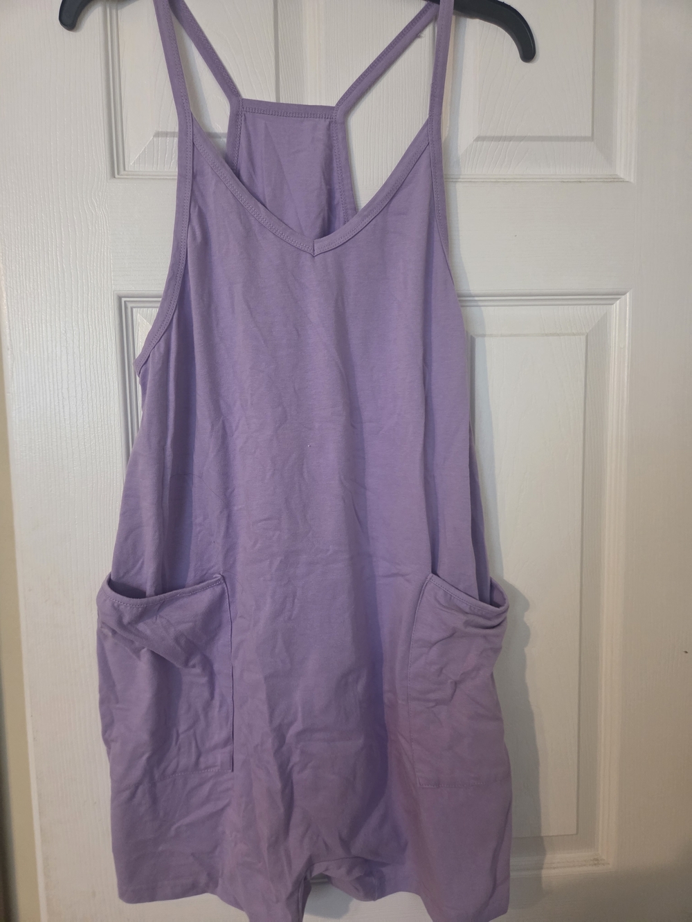 Amazon Lavender Purple Romper with Pockets